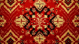 传统几何图案民族风织物