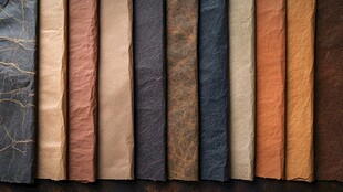 多样复古纸张展示