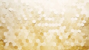 金色六边形渐变背景图案