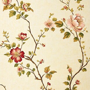 复古花卉壁纸图案设计