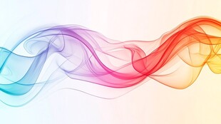 彩色飘逸烟雾动感背景图