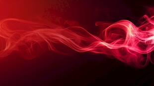 红色飘逸烟雾特效背景图