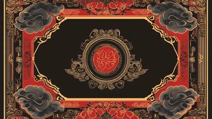 中式古典边框图案设计