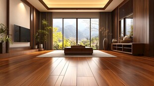 中式客厅 尽享自然视野