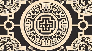 中式传统几何图案装饰画