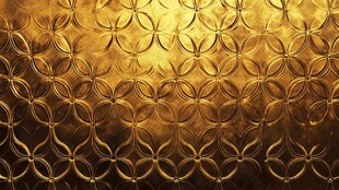 金色几何花纹金属质感背景