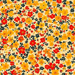 复古小碎花图案背景图