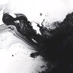 水墨泼墨艺术抽象背景图