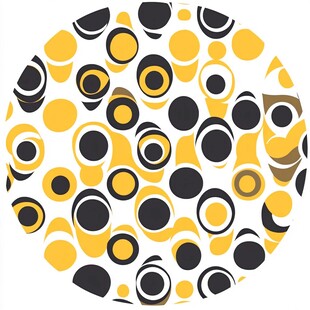 圆形几何图案抽象艺术图形