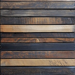 复古风木质拼接墙面纹理