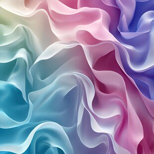 梦幻渐变流动波纹背景图