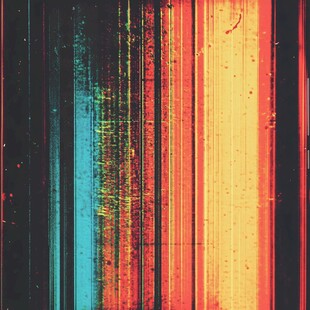复古色彩条纹故障风背景
