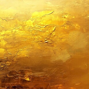 金色抽象油画纹理背景图