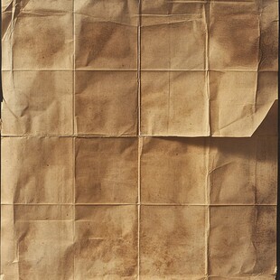 褶皱的复古棕色牛皮纸