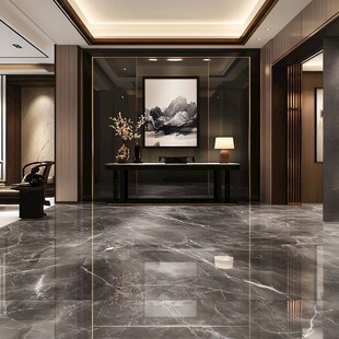 现代中式风格奢华玄关设计