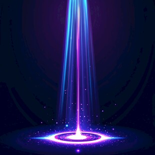 梦幻炫彩激光光束特效