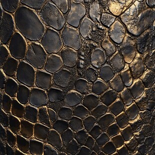 黑金蛇皮纹理特写