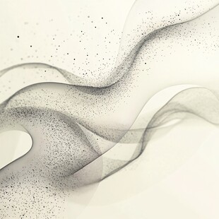 流动粒子构成的抽象动感线条