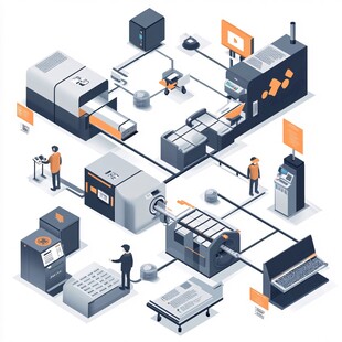 工业自动化生产场景展示