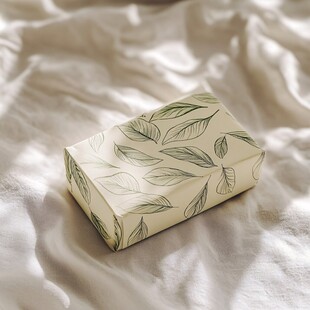 叶纹包装礼盒 质感满满