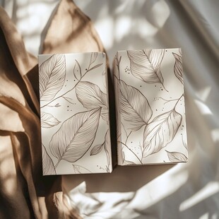 叶纹包装盒 简约优雅质感