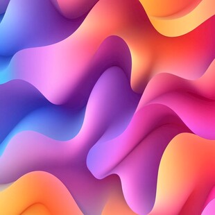 绚丽多彩流体渐变抽象图案