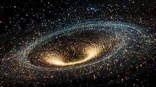 神秘旋涡星系的璀璨图景