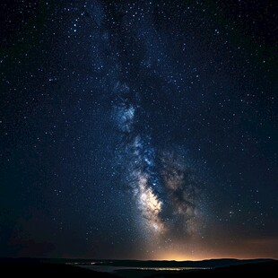 璀璨银河夜景