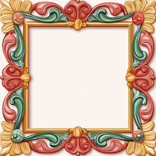 复古华丽装饰边框图案