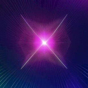 炫彩光线交叉梦幻背景图