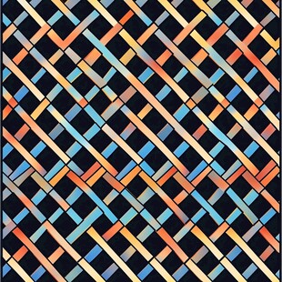 彩色交错几何图案纹理
