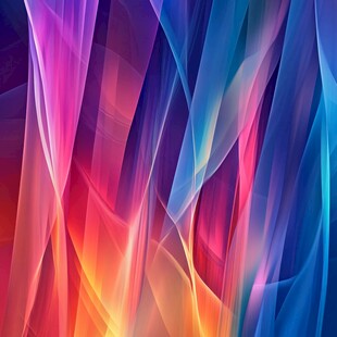 绚丽多彩流动线条背景图
