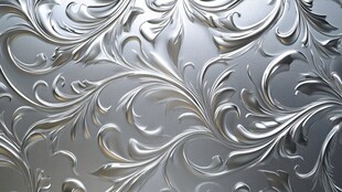 银质花纹浮雕背景图案