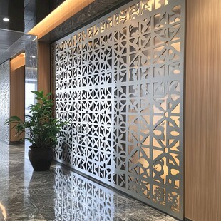 金属雕花隔断 现代精致设计