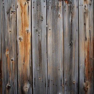 老旧木板墙纹理特写