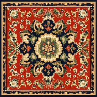 传统精美花纹地毯图案