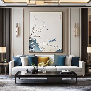 中式客厅 典雅挂画装饰空间