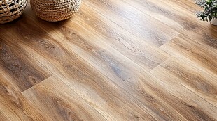 自然风木质地板家居一角