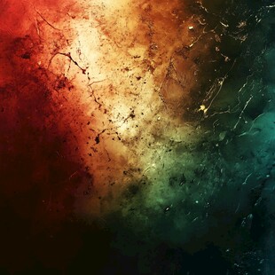 多彩裂纹抽象背景纹理图