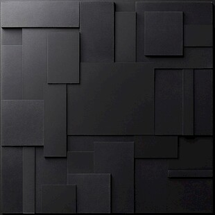 黑色立体方块拼接背景图