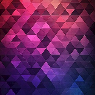 渐变三角几何抽象背景图