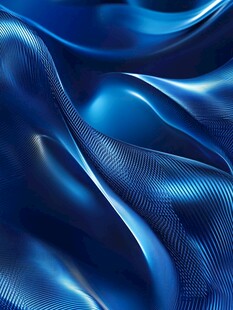 蓝色动感丝滑纹理背景图