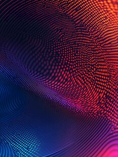 炫彩波点渐变抽象背景图