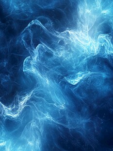 梦幻蓝色能量流动纹理