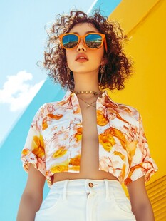 时尚潮女夏日个性穿搭