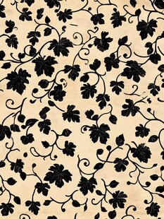 复古花卉图案布料纹理