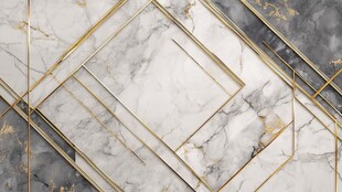 大理石金框几何纹理背景