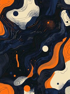 抽象流体艺术图案设计