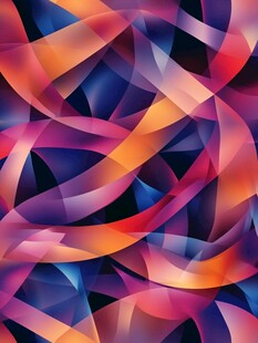 多彩动感交织抽象背景图