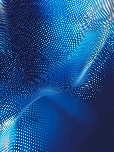 梦幻蓝色渐变粒子背景图